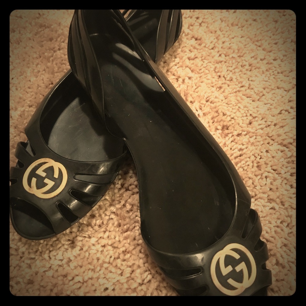 Authentic Gucci Rubber Sandal